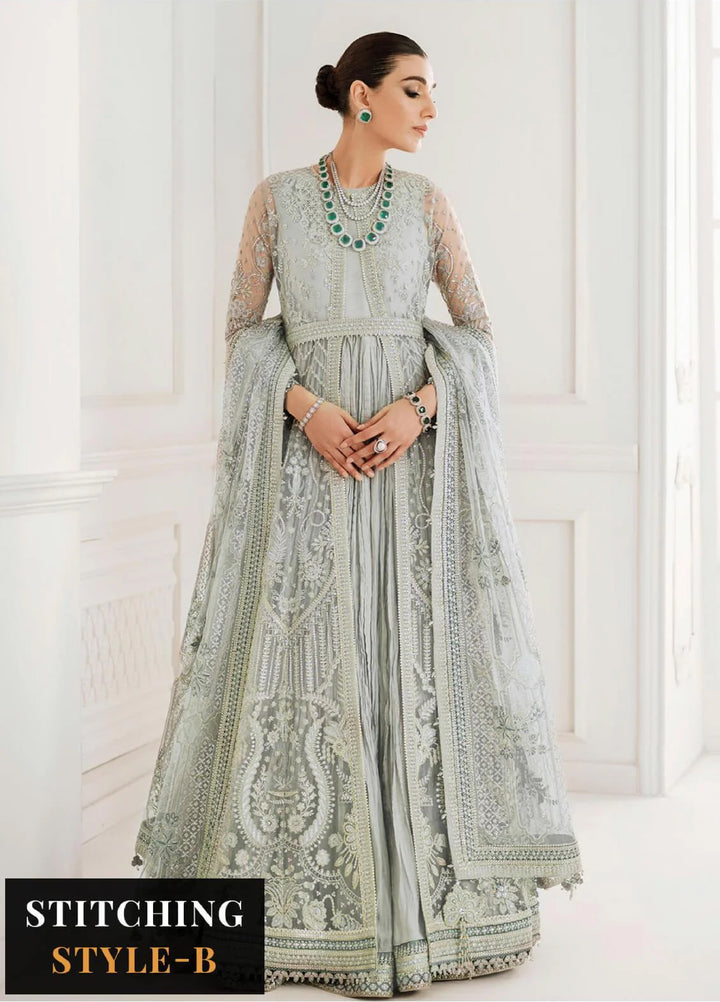 Chantelle by Baroque Unstitched Embroidered Net 3 Piece Suit BQ26UFC BQU-CH10-D05 - Festive Collection