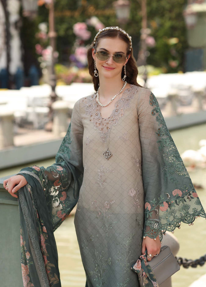 Noor Luxe by Saadia Asad Unstitched Chikankari Embroidered Lawn 3 Piece Suit SA26UNL D-4 MIREYA - Summer Collection