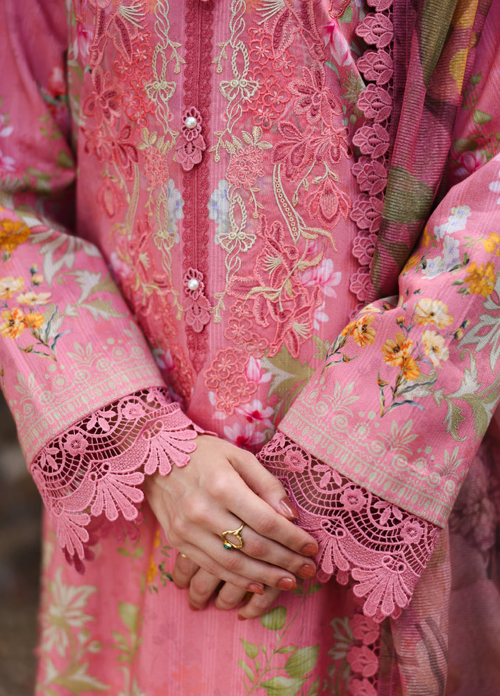 Rang Rasiya Lifestyle Lawn Unstitched Embroidered 3 Piece Suit RR25ULS BLUSH - Summer Collection