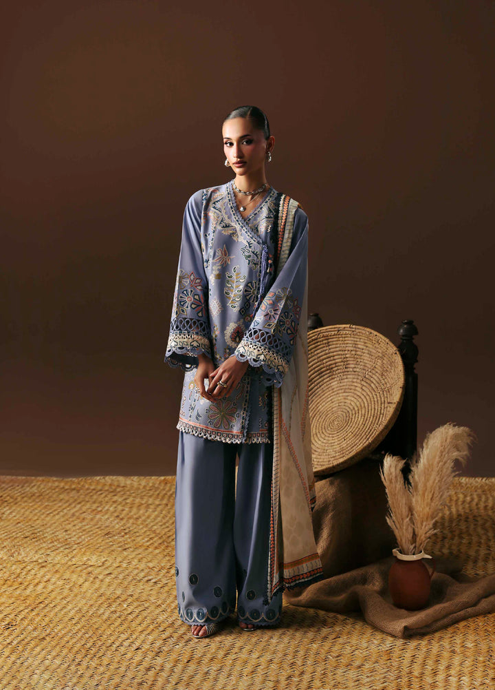 Sable Vogue Unstitched Embroidered Lawn 3 Piece Suit SV26ULL SL-02-26-V2 - Festive Collection