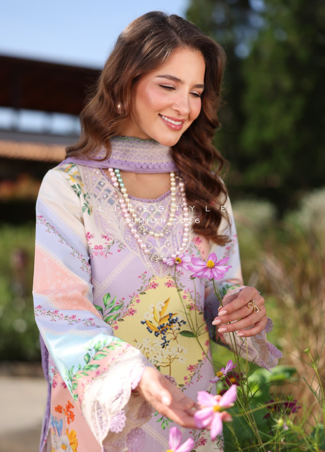 Rang Rasiya Lifestyle Lawn Unstitched Embroidered 3 Piece Suit RR25ULS ACACIA - Summer Collection