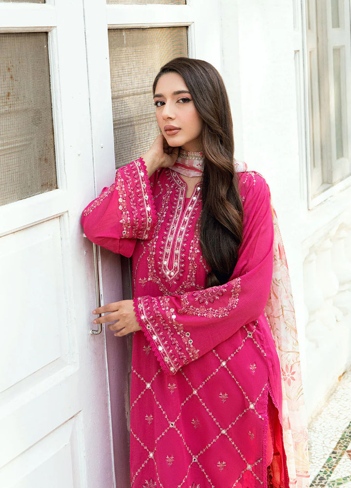 Lamhay by Dhanak Pret Swiss Voile 3 Piece DHN26PSV DC-2585 - Summer Collection