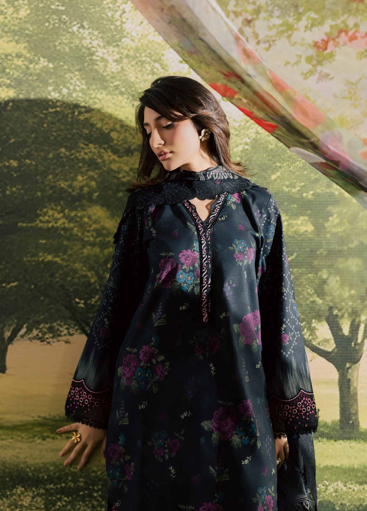 Bloom by Nureh Unstitched Embroidered Doria Lawn 3 Piece Suit NU26ULB BL-18 - Summer Collection