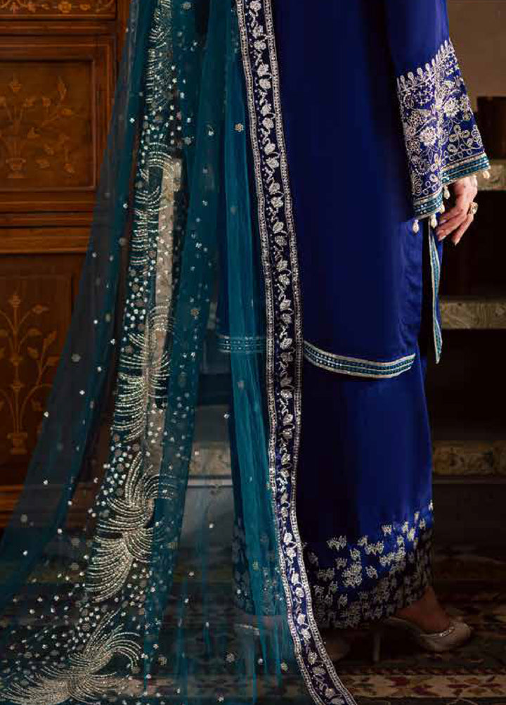 Nureh Nur Mahal The Silk Edit Unstitched Suits 3 Piece NU25NM NE-192 - Festive Collection