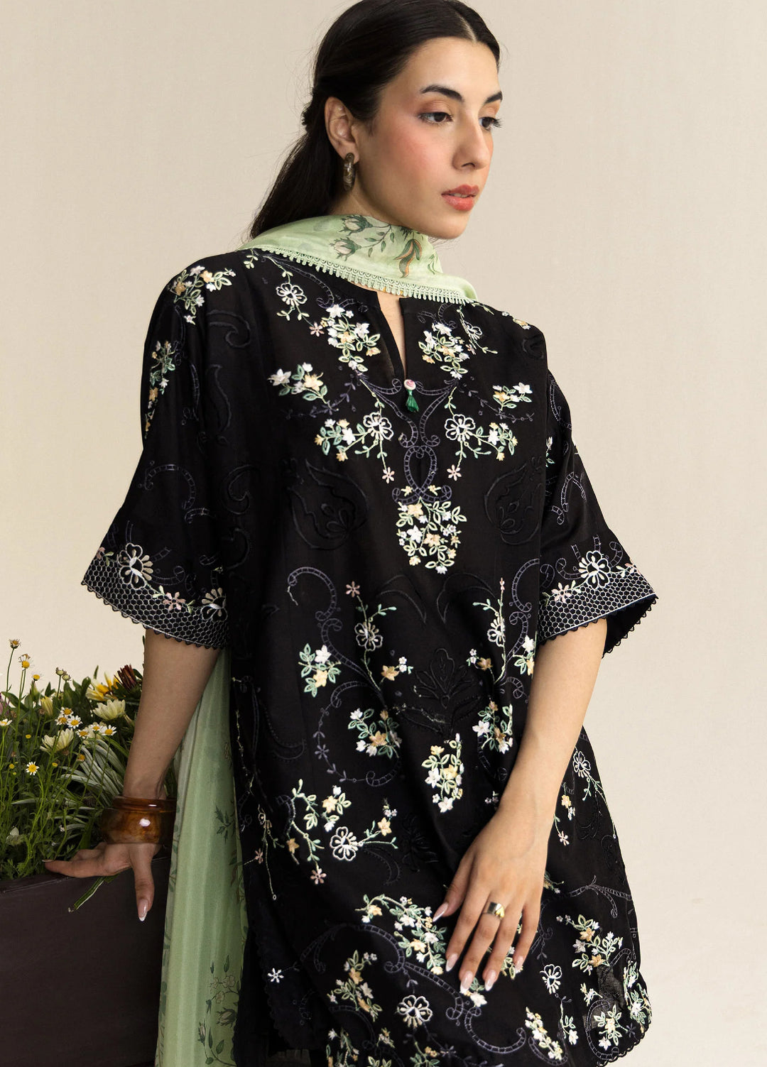Coco by Zara Shahjahan Unstitched Embroidered Lawn 3 Piece Suit CZS26UCLP EIRA-10A - Eid Collection