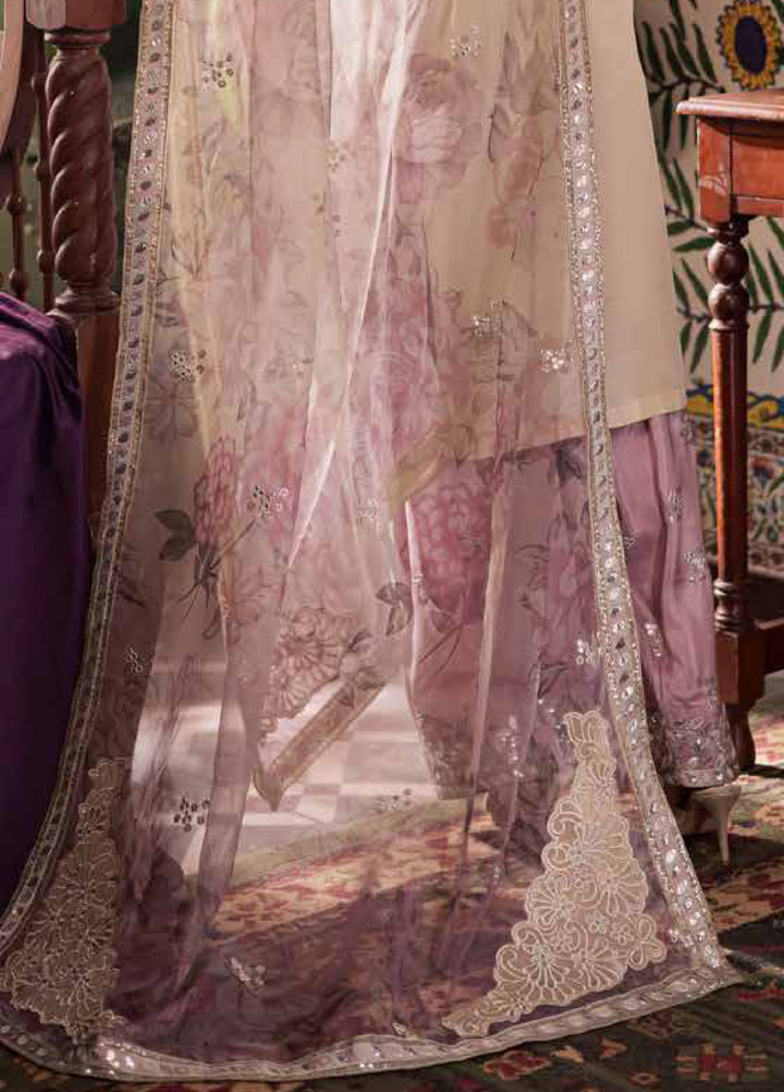 Nureh Nur Mahal The Silk Edit Unstitched Suits 3 Piece NU25NM NE-194 - Festive Collection