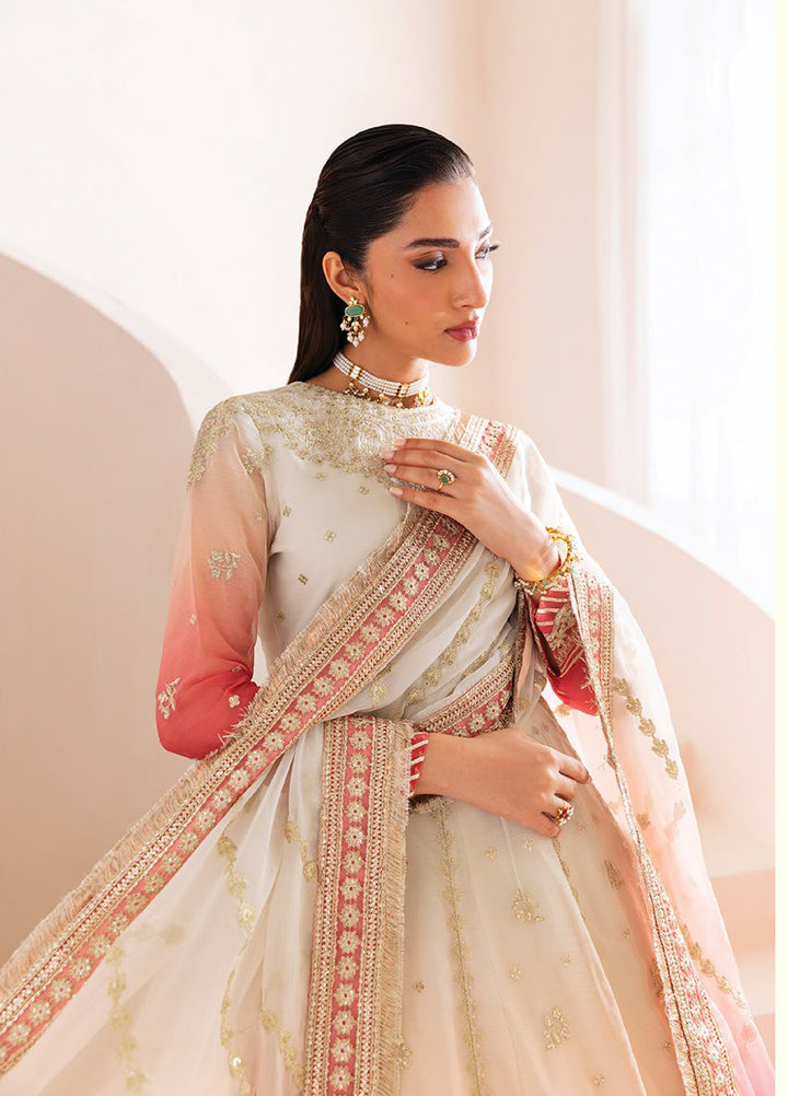 Xenia Formal Luxury Unstitched Embroidered Chiffon Suits 3 Piece XE25FL XF-1025 Mahlaqa - Formals Collection