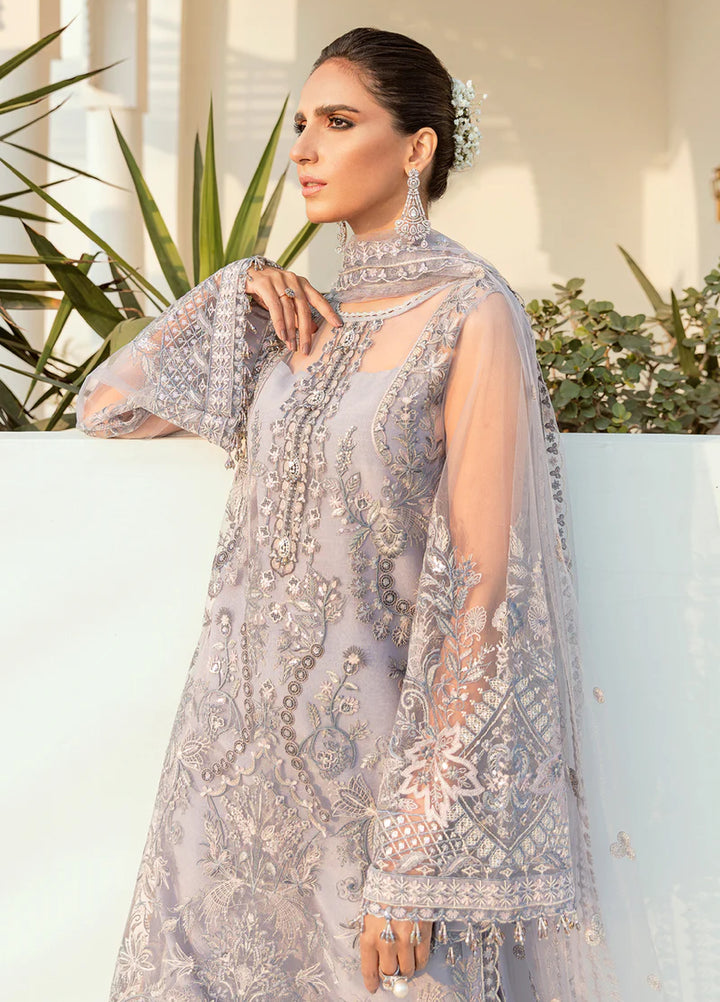 Chantelle by Baroque Unstitched Embroidered Net 3 Piece Suit BQ26UFC BQU-UF-D74 - Festive Collection