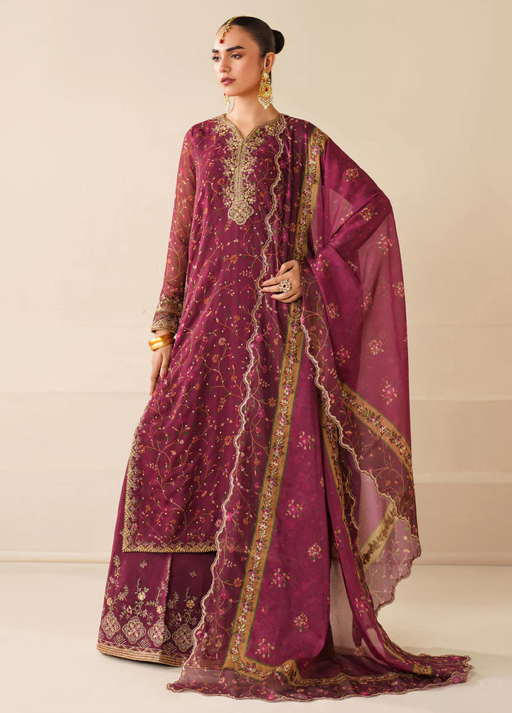 Chantelle by Baroque Unstitched Embroidered Chiffon 3 Piece Suit BQ26UFC UF-4277 - Festive Collection