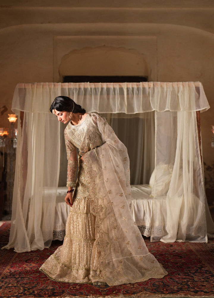 Dastan E Ishq by Ajr Festive Embroidered Unstitched Organza 3 Piece Suits AJR25DI D-2 Naghma - Formals Collection