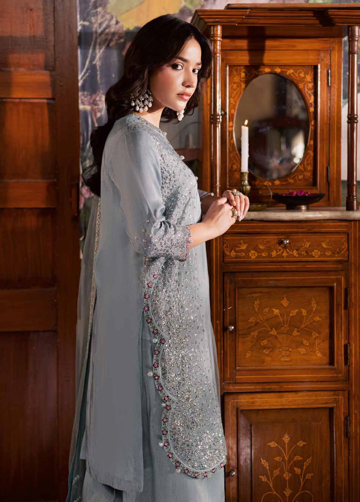 Nureh Nur Mahal The Silk Edit Unstitched Suits 3 Piece NU25NM NE-195 - Festive Collection