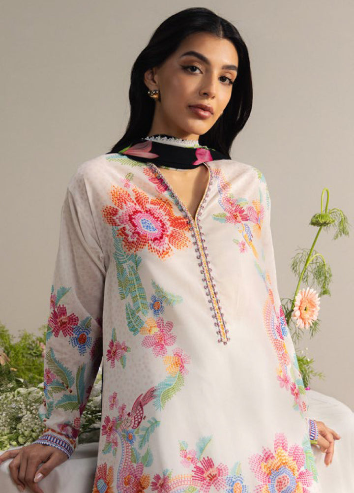 Coco by Zara Shahjahan Unstitched Printed Lawn 3 Piece Suit CZS26ULV ASAHI-2B - Summer Collection