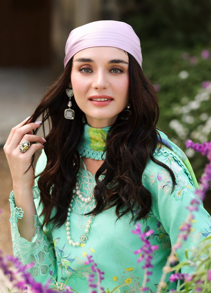 Rang Rasiya Lifestyle Lawn Unstitched Embroidered 3 Piece Suit RR25ULS SAGE - Summer Collection