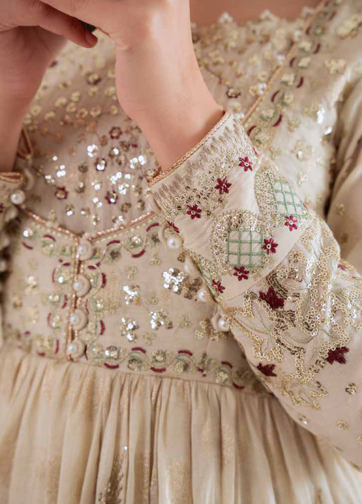 Omara By Nureh Unstitched Embroidered Jacquard 3 Piece Suit NU26OUF NEL- 91 - Festive Collection