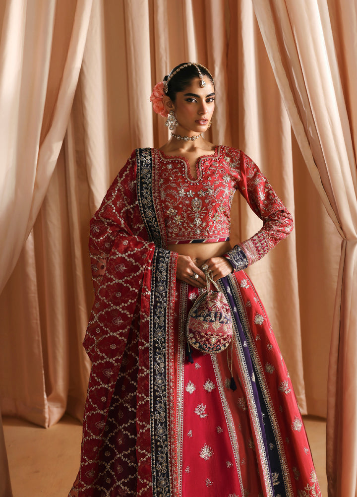 Gulaal Unstitched Embroidered Silk Suits 3 Piece GL25UW AYSANA-WU-11 - Wedding Collection