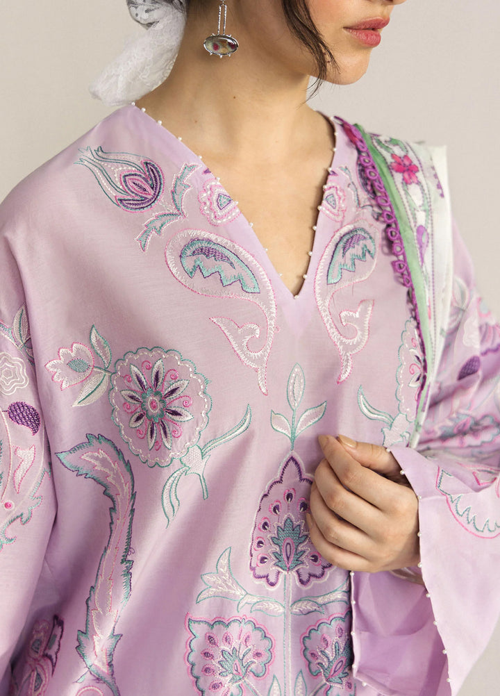 Coco by Zara Shahjahan Unstitched Embroidered Lawn 3 Piece Suit CZS26UCLP SIA-4A - Eid Collection