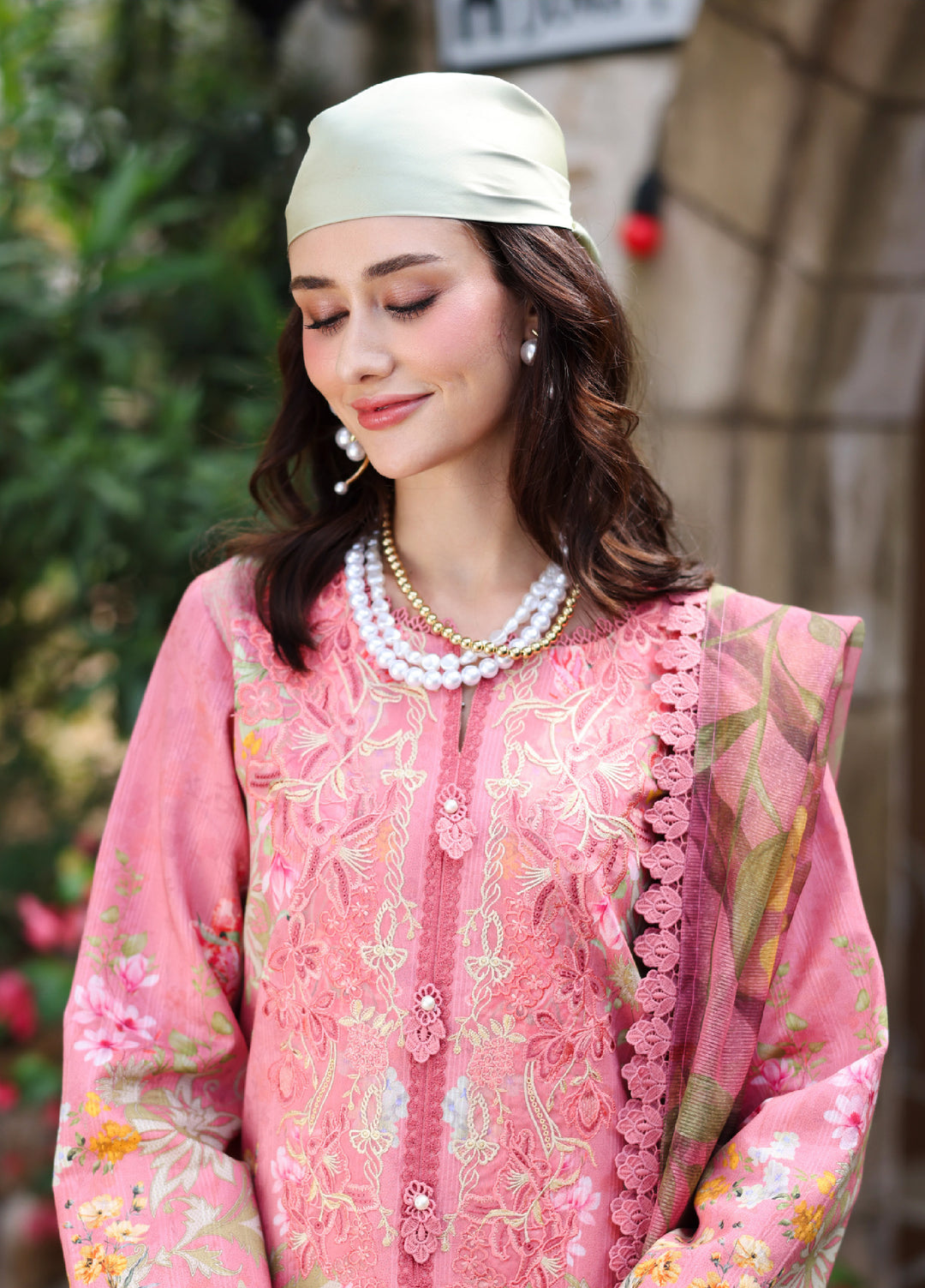 Rang Rasiya Lifestyle Lawn Unstitched Embroidered 3 Piece Suit RR25ULS BLUSH - Summer Collection