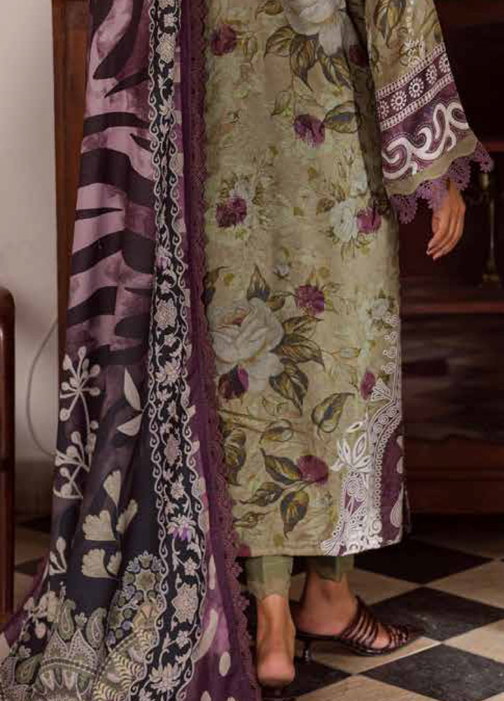 Signature Prints by Nureh Unstitched Linen Jacquard Suits 3 Piece NU25LJ SP-191 - Winter Collection