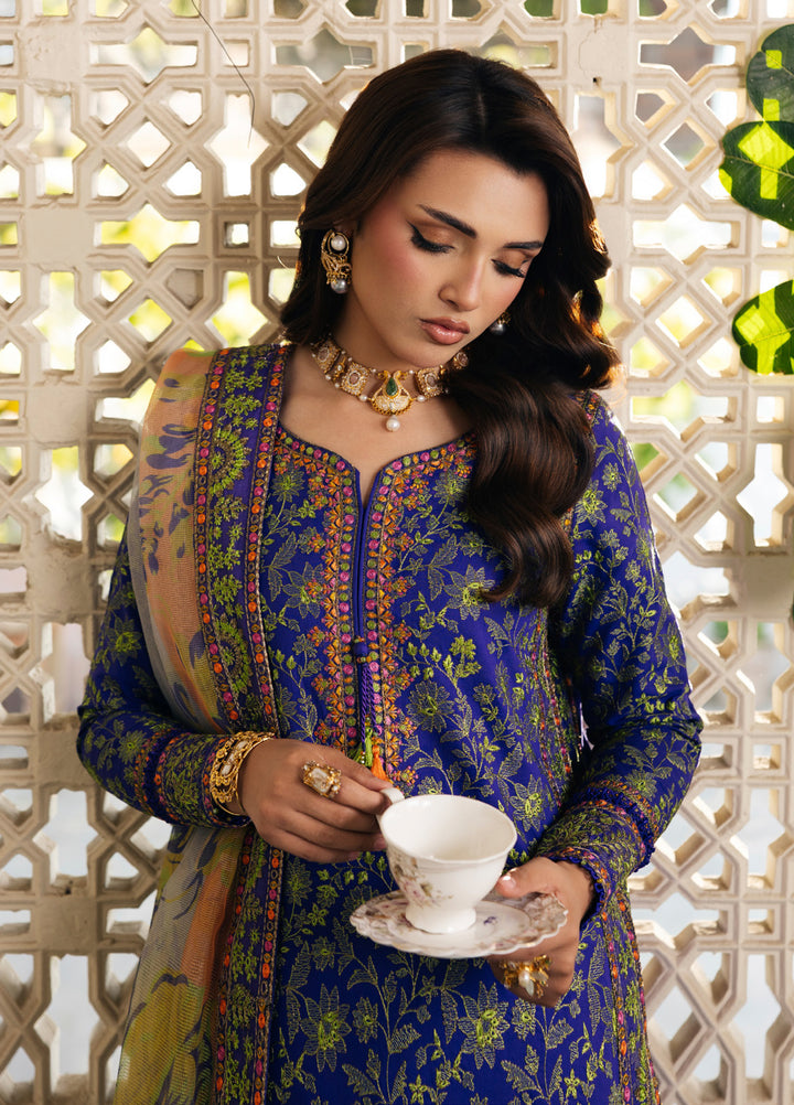 Charizma Unstitched Embroidered Luxury Lawn 3 Piece Suit CHR26ULL ED6-04 - Eid Collection