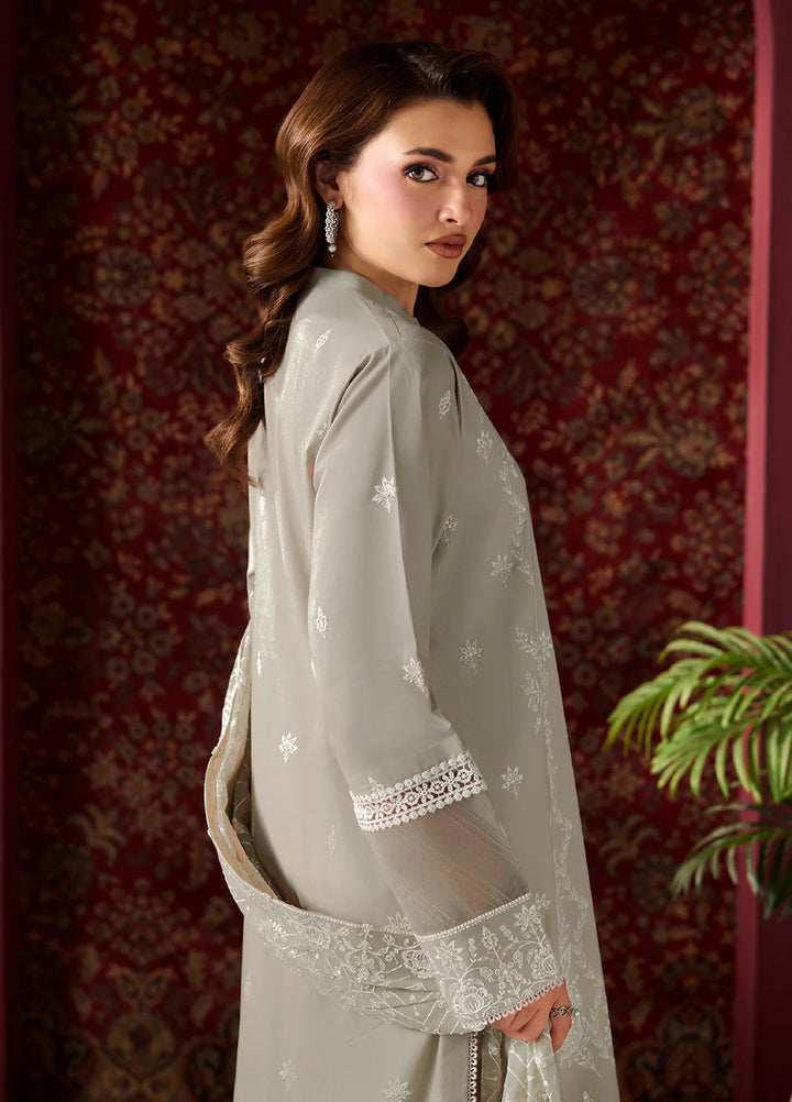 Alizeh Fashion Unstitched Embroidered Lawn 3 Piece Suit AF26ULE AF-EL-7060-SLATE - Summer Collection