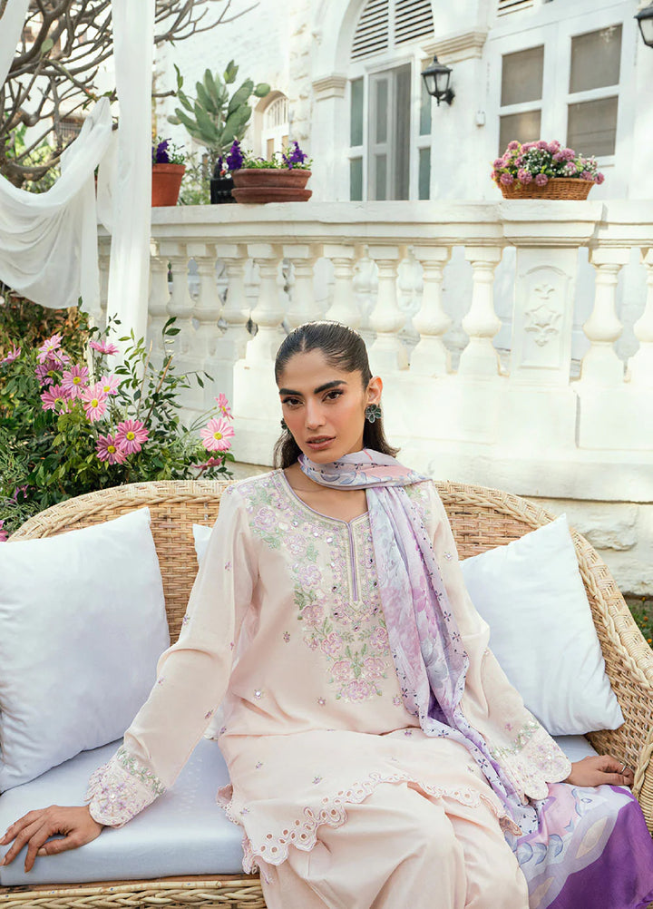 Lamhay by Dhanak Pret Swiss Voile 3 Piece DHN26PSV DC-2576 - Summer Collection