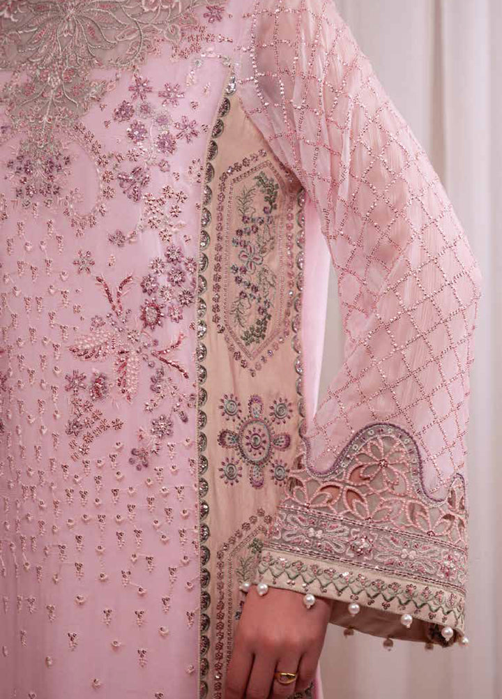 Omara By Nureh Unstitched Embroidered Chiffon 3 Piece Suit NU26OUF NEL- 94 - Festive Collection