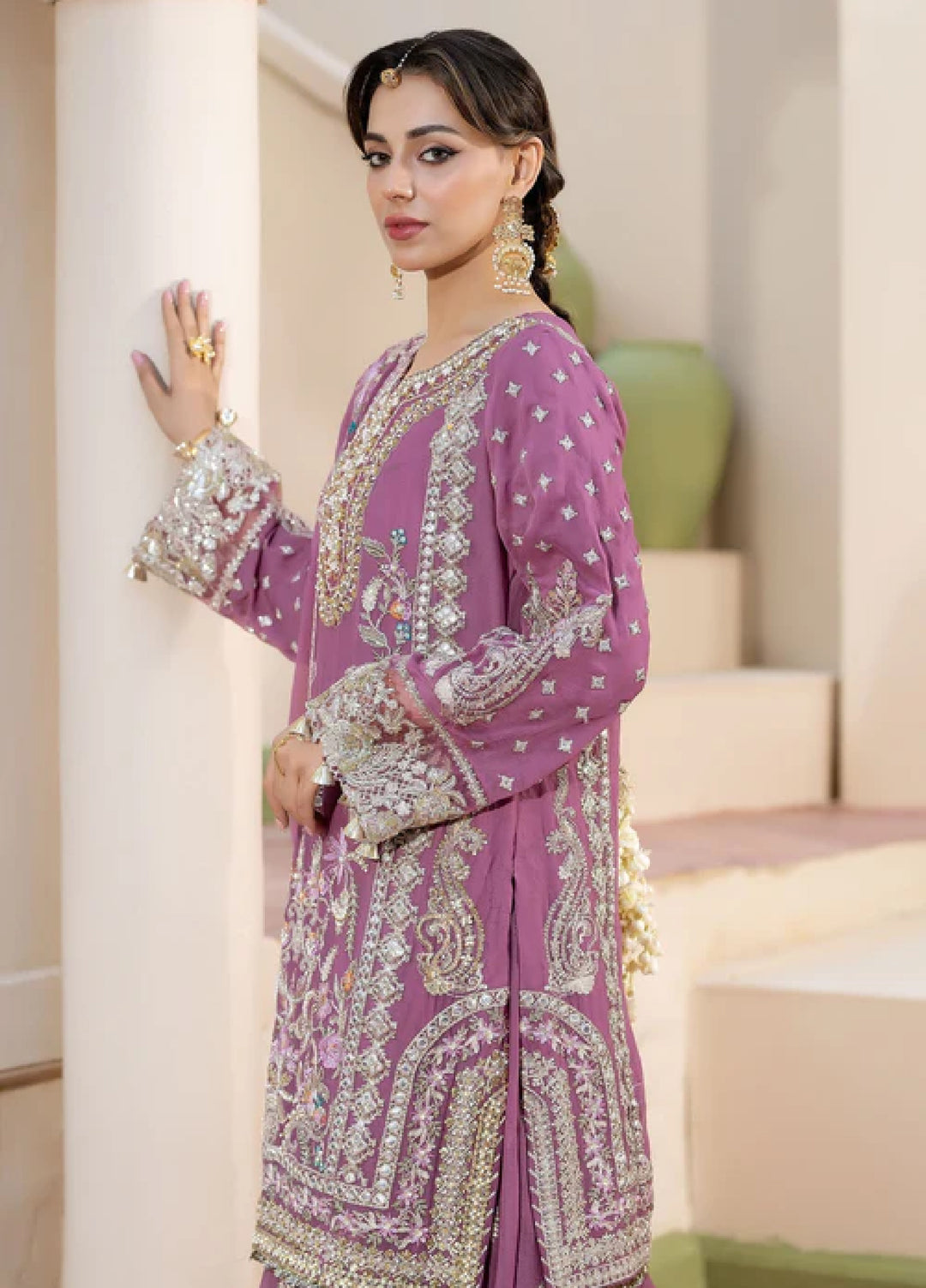 Sahellian by Meerak Women Pret Luxury Chiffon 4 Piece Shireen - Formals Collection