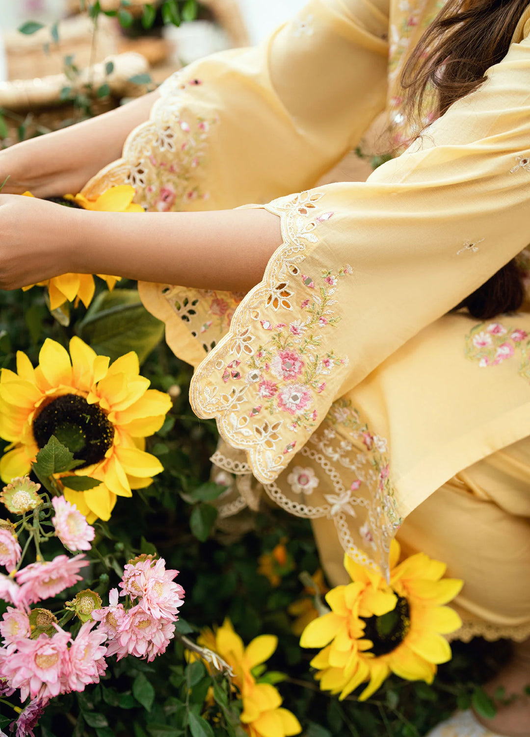 Lamhay by Dhanak Pret Swiss Voile 3 Piece DHN26PSV DC-2578 - Summer Collection