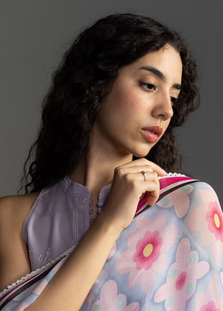 Coco by Zara Shahjahan Unstitched Embroidered Lawn 3 Piece Suit CZS26UL RIVAE-1A - Summer Collection