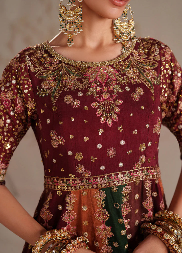 Chantelle by Baroque Unstitched Embroidered Raw Silk 3 Piece Suit BQ26UFC UF-4366 - Festive Collection