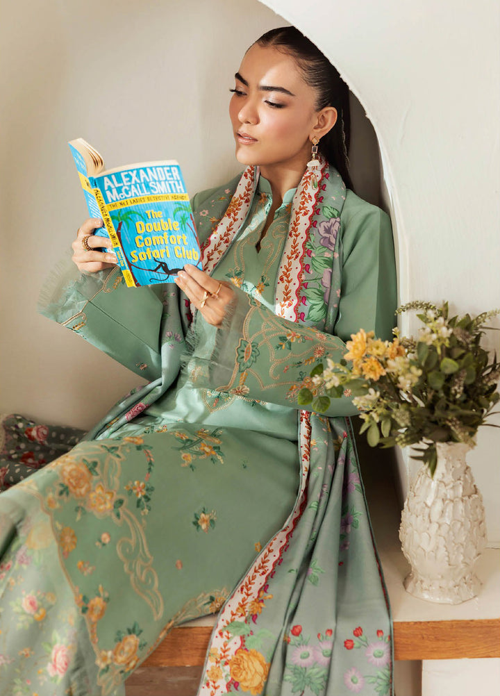 Nissa Floral Symphony by Rajbari Embroidered Marina Suits Unstitched 3 Piece RB25NM D-03 - Winter Collection