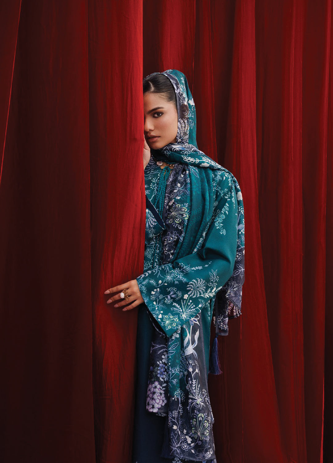 Aik Roz by Aik Atelier Unstitched Khaddar Printed Suits 3 Piece AIK25RK Look 07 - Winter Collection