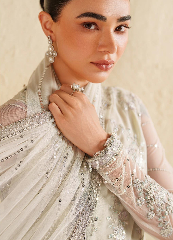 Roohi By Zarif Unstitched Formal Embroidered Net Suits 4 Piece ZRF25RF RFE-02 Leemah - Formals Collection