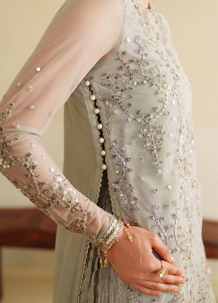 Roohi By Zarif Unstitched Formal Embroidered Net Suits 4 Piece ZRF25RF RFE-06 Milaan - Formals Collection