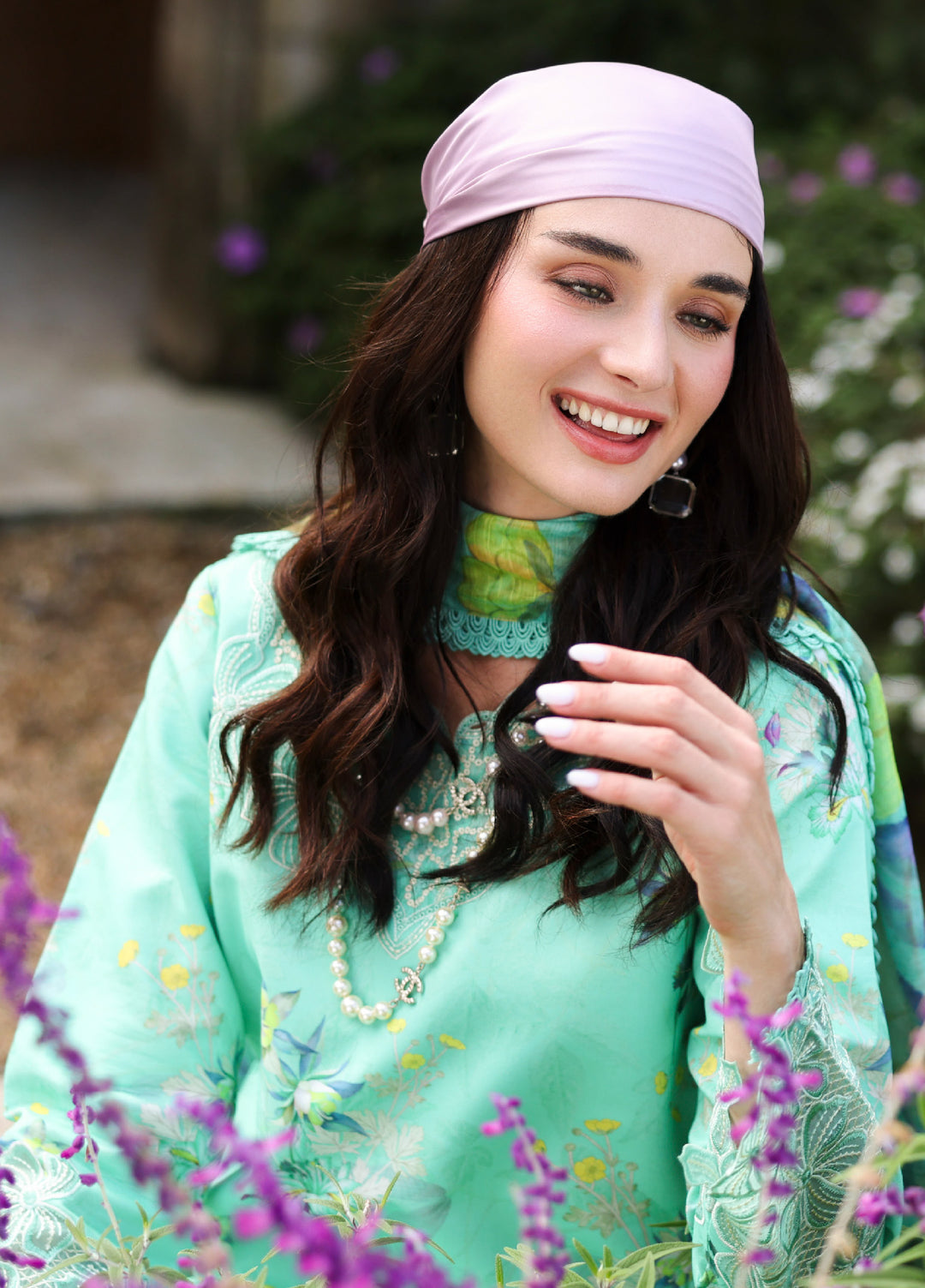 Rang Rasiya Lifestyle Lawn Unstitched Embroidered 3 Piece Suit RR25ULS SAGE - Summer Collection