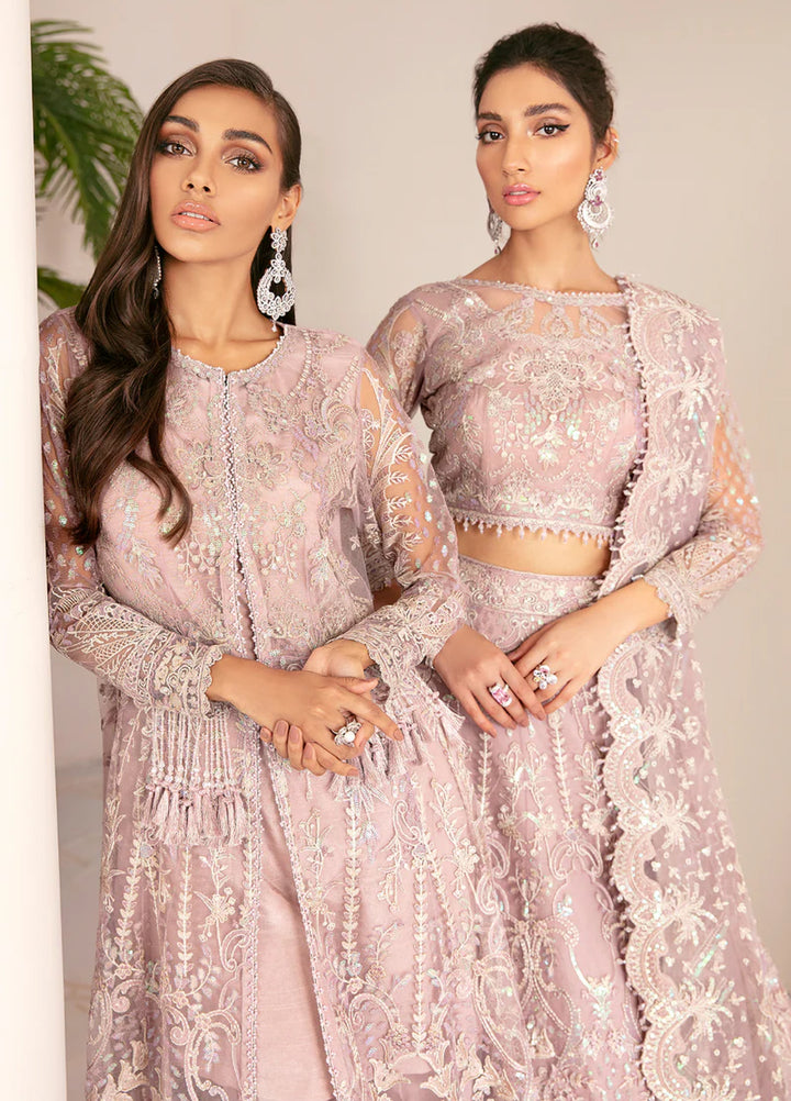 Chantelle by Baroque Unstitched Embroidered Net 3 Piece Suit BQ26UFC BQU-CH08-D01 - Festive Collection