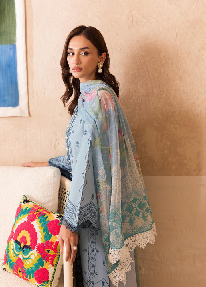 Nissa by Rajbari Unstitched Chikankari Embroidered Lawn 3 Piece Suit RB26UNCL D-12 - Summer Collection