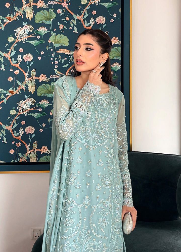 Maison d'or by Sahane Unstitched Embroidered Chiffon 3 Piece Suit CT-27004 DRIZZLE - Festive Collection