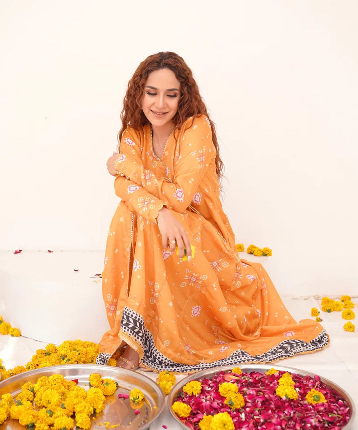 Dhaga Women Pret Printed 1 Piece Jacquard Jaipur DHFF09 - Summer Collection