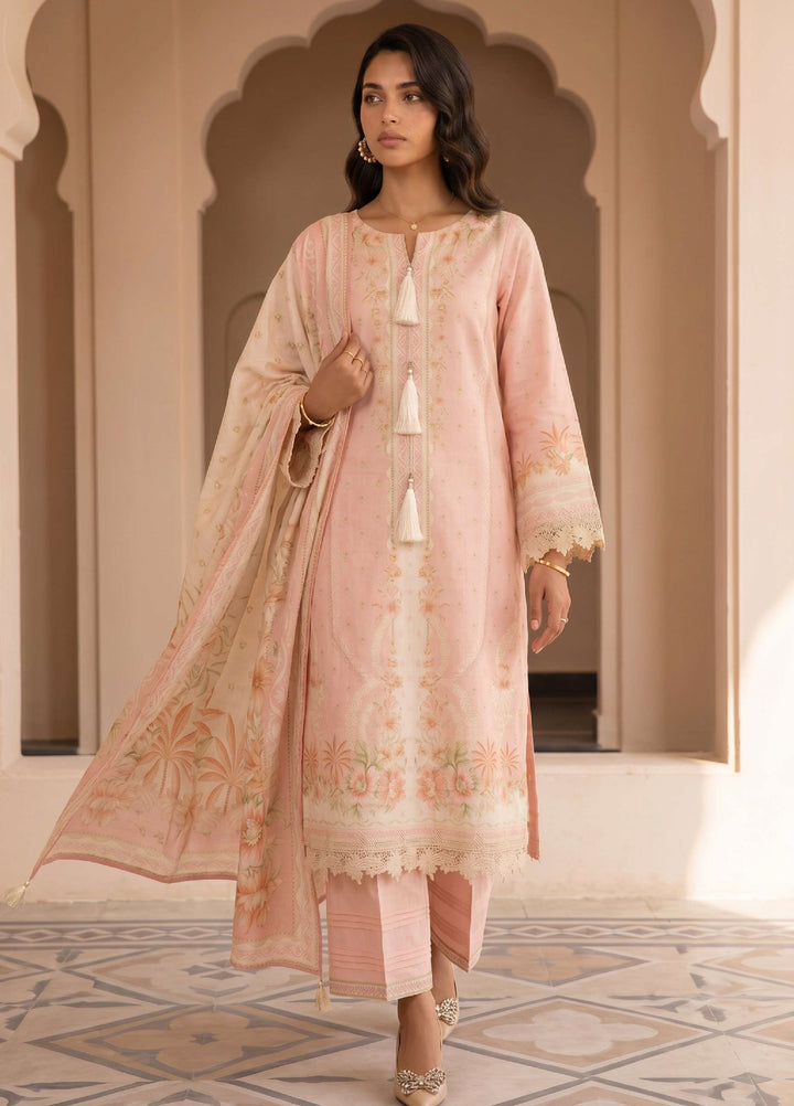 Zellbury Unstitched Printed Lawn 3 Piece Suit ZB26ULIV WUS26X31139 - Casual Collection