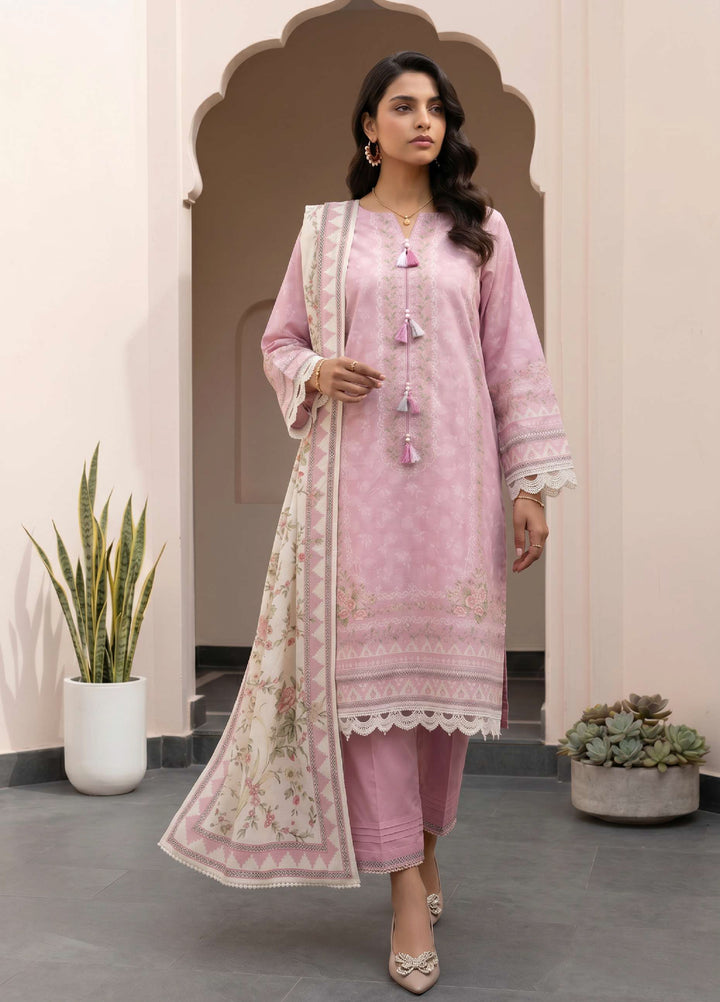 Zellbury Unstitched Printed Lawn 3 Piece Suit ZB26ULIV WUS26X31012 - Casual Collection