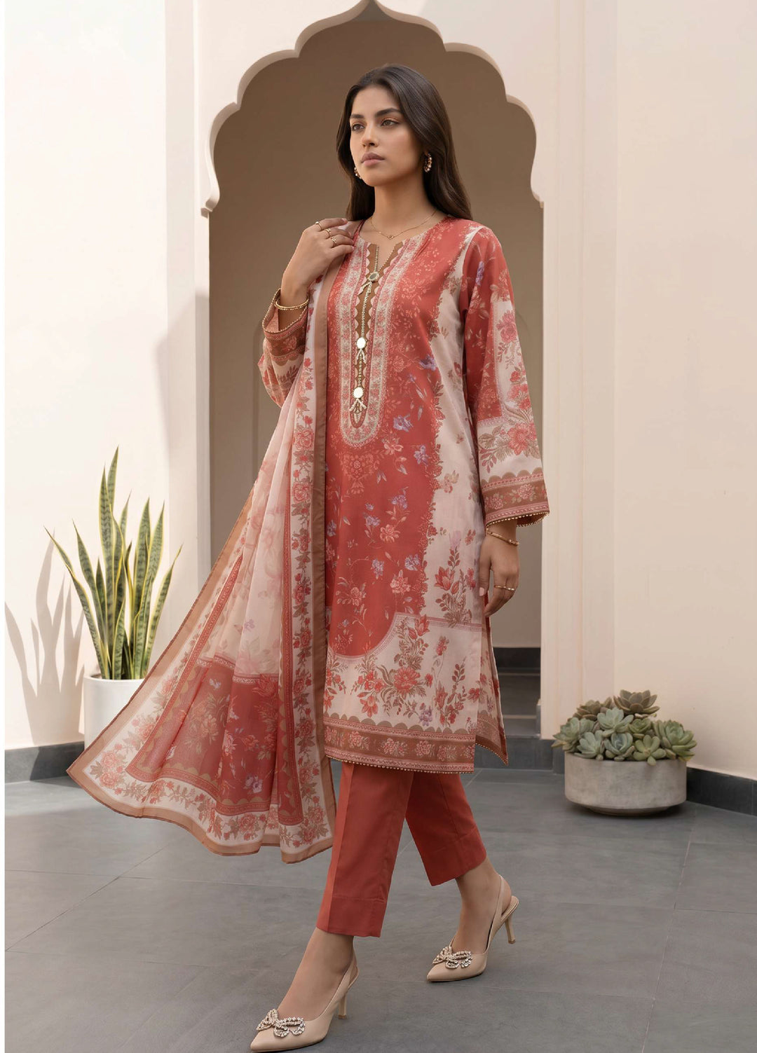 Zellbury Unstitched Printed Lawn 3 Piece Suit ZB26ULIV WUS26X30939 - Casual Collection