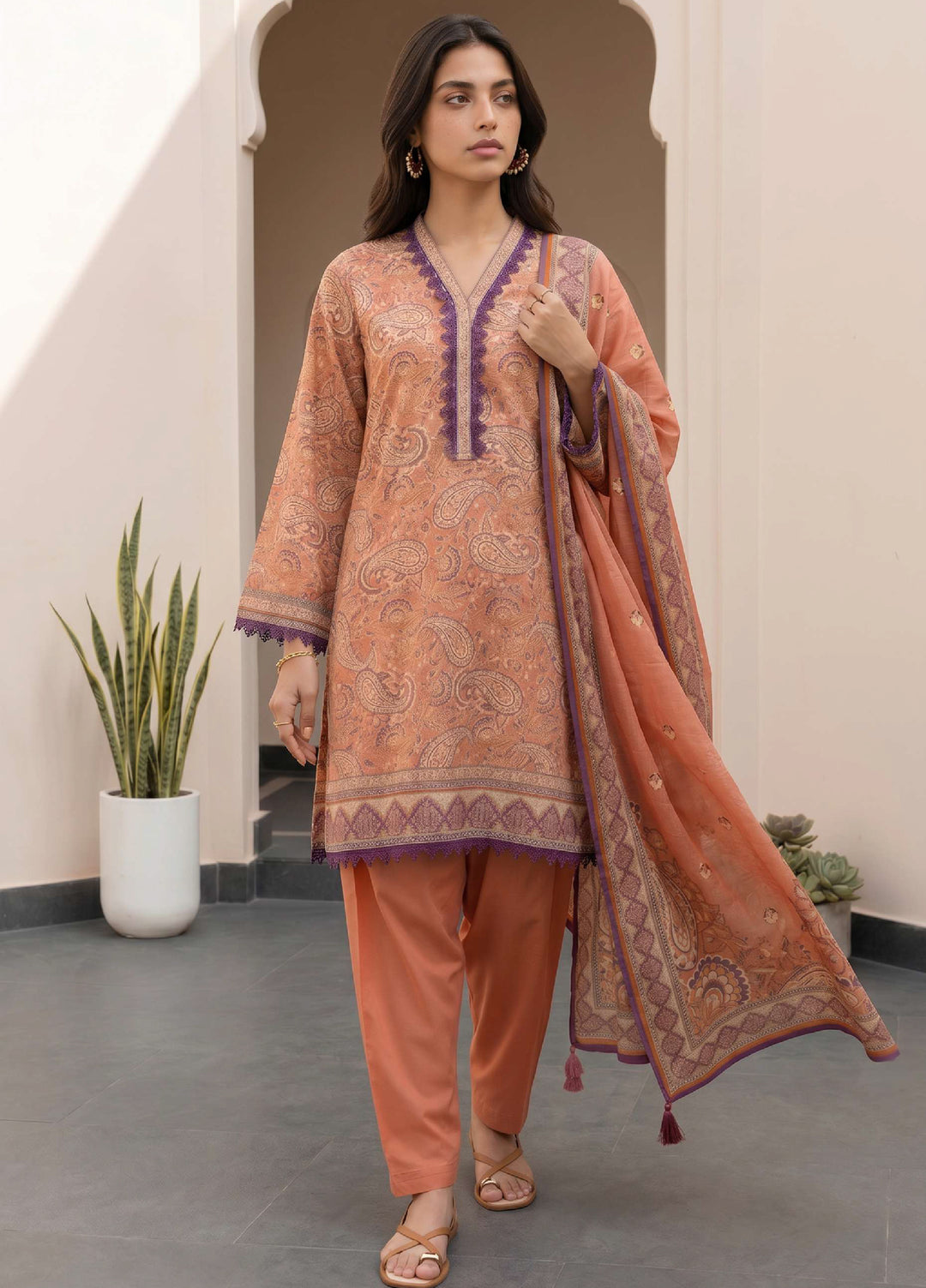 Zellbury Unstitched Printed Lawn 3 Piece Suit ZB26ULIV WUS26X38082 - Casual Collection