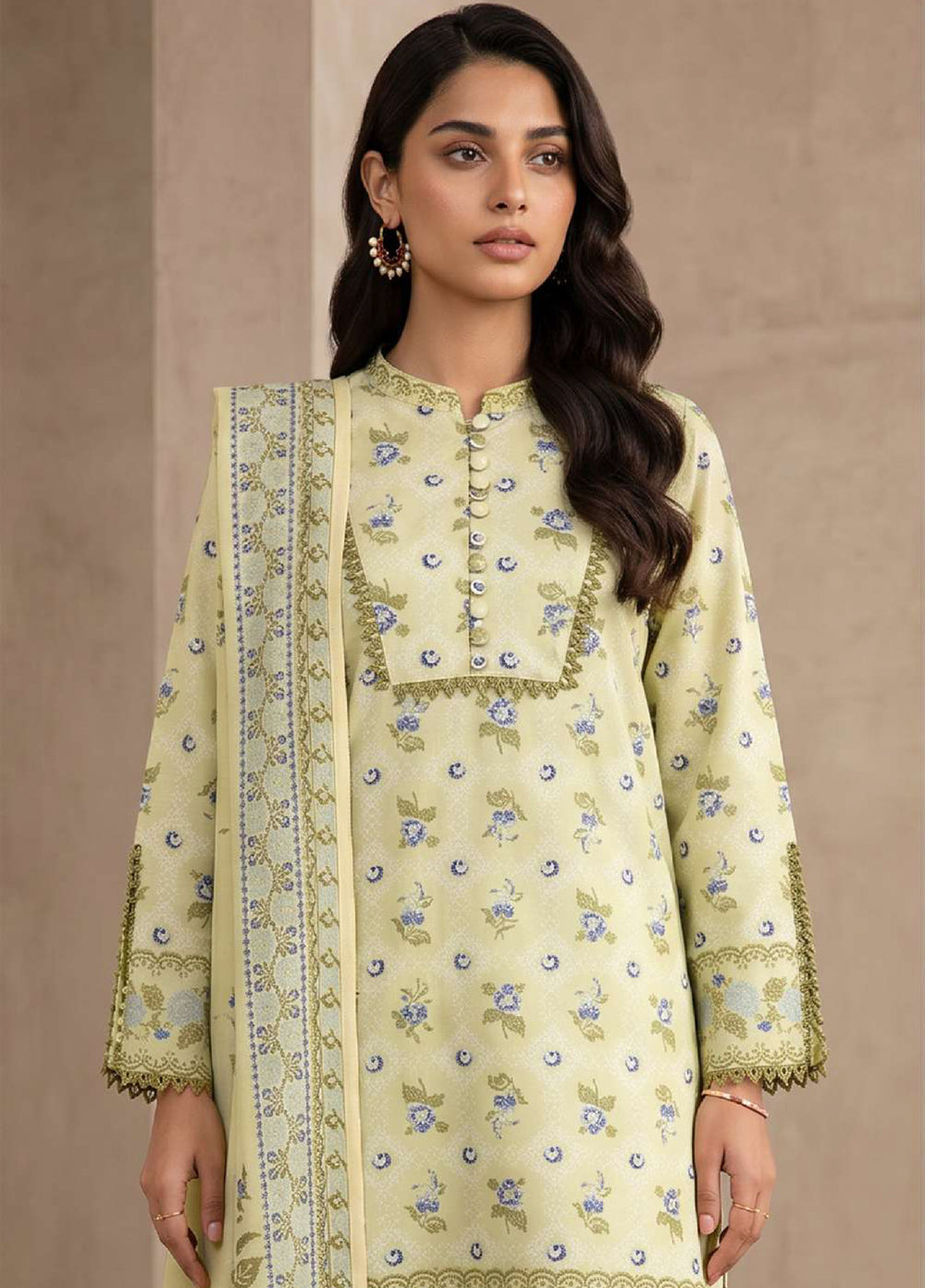 Zellbury Unstitched Printed Lawn 3 Piece Suit ZB26ULIV WUS26X38070 - Casual Collection