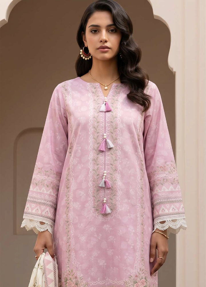 Zellbury Unstitched Printed Lawn 3 Piece Suit ZB26ULIV WUS26X31012 - Casual Collection