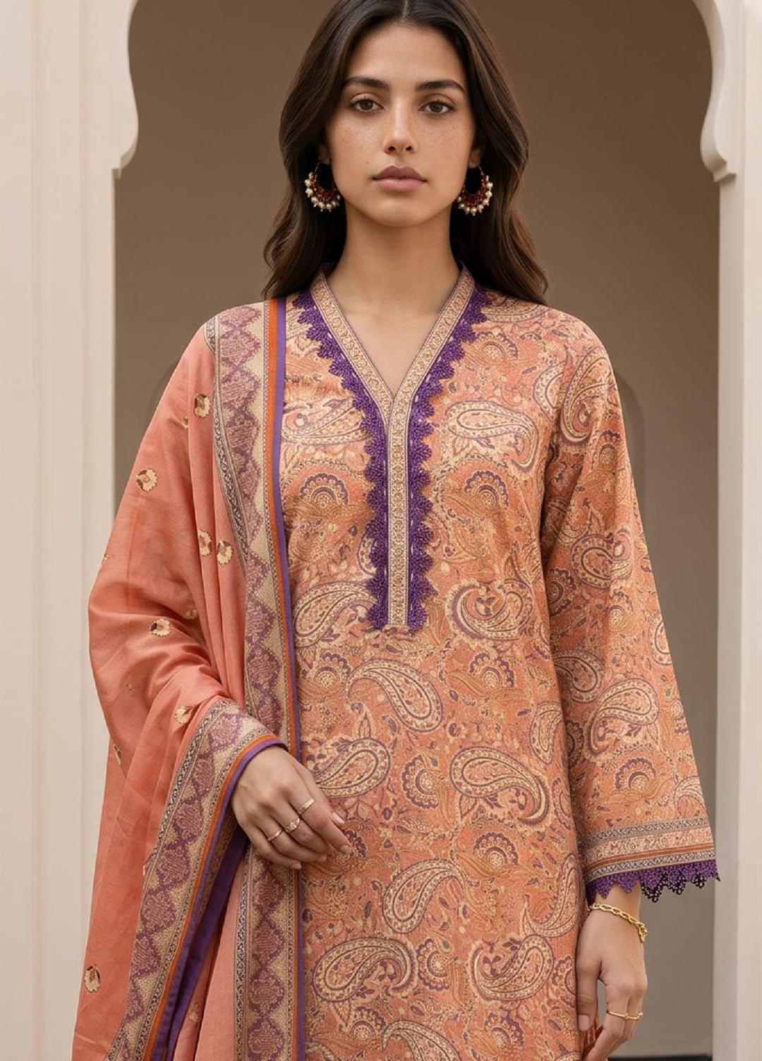 Zellbury Unstitched Printed Lawn 3 Piece Suit ZB26ULIV WUS26X38082 - Casual Collection