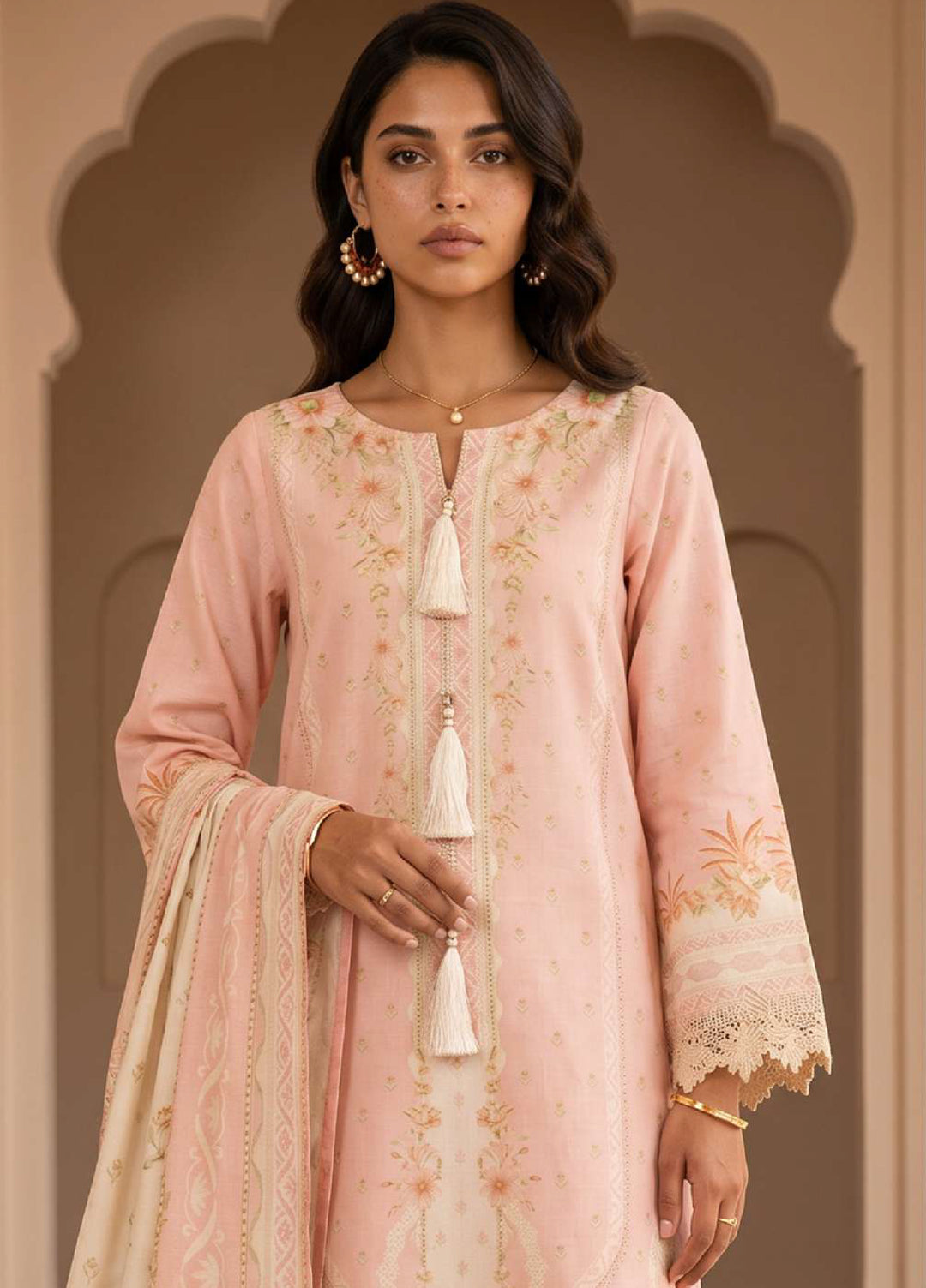 Zellbury Unstitched Printed Lawn 3 Piece Suit ZB26ULIV WUS26X31139 - Casual Collection