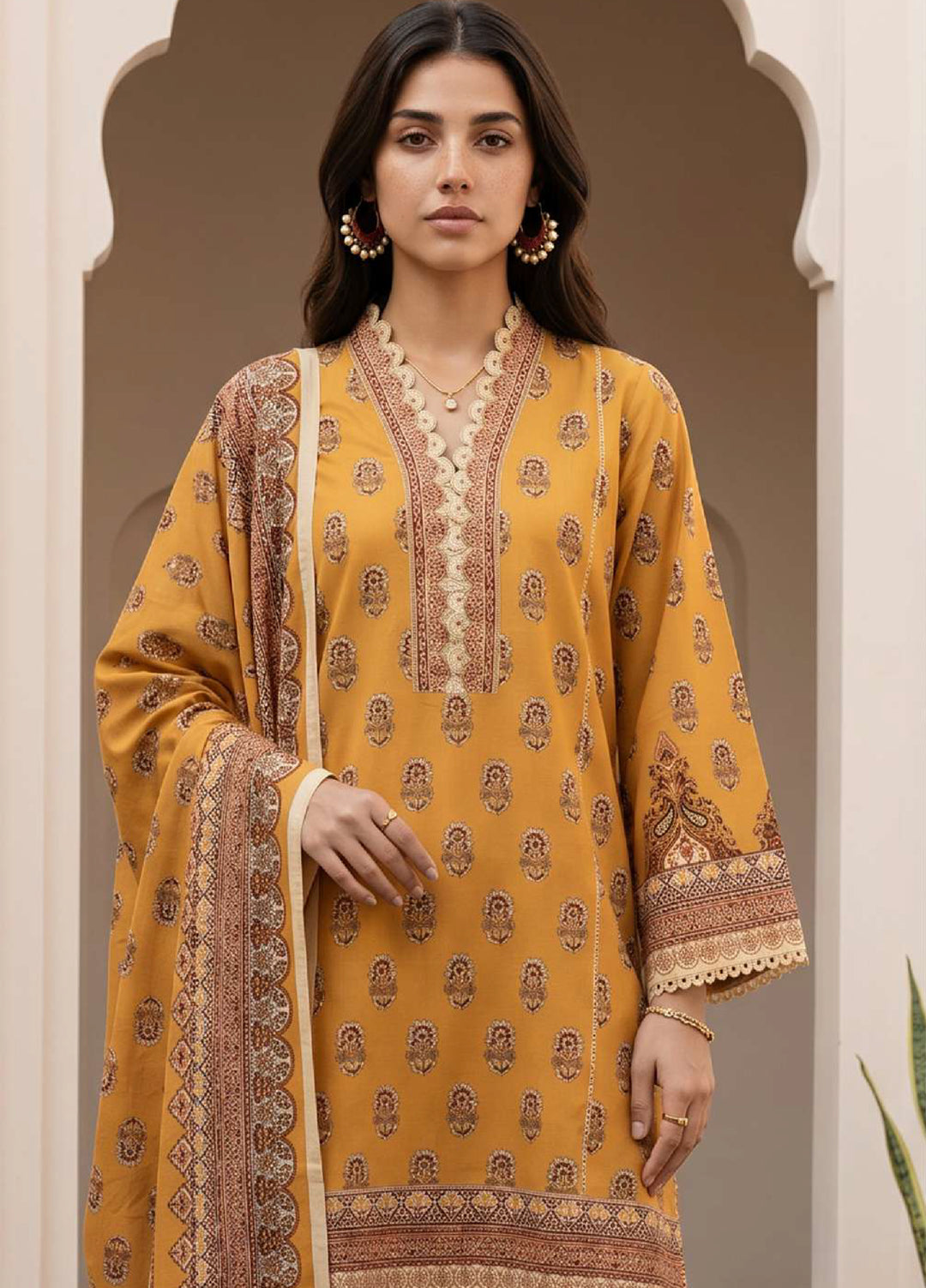 Zellbury Unstitched Printed Lawn 3 Piece Suit ZB26ULIV WUS26X38105 - Casual Collection