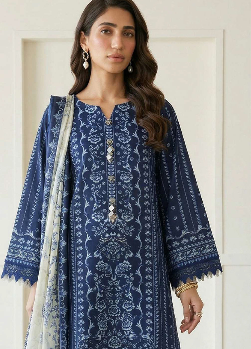 Zellbury Unstitched Printed Lawn 3 Piece Suit ZB26ULIV WUS26X30948 - Casual Collection