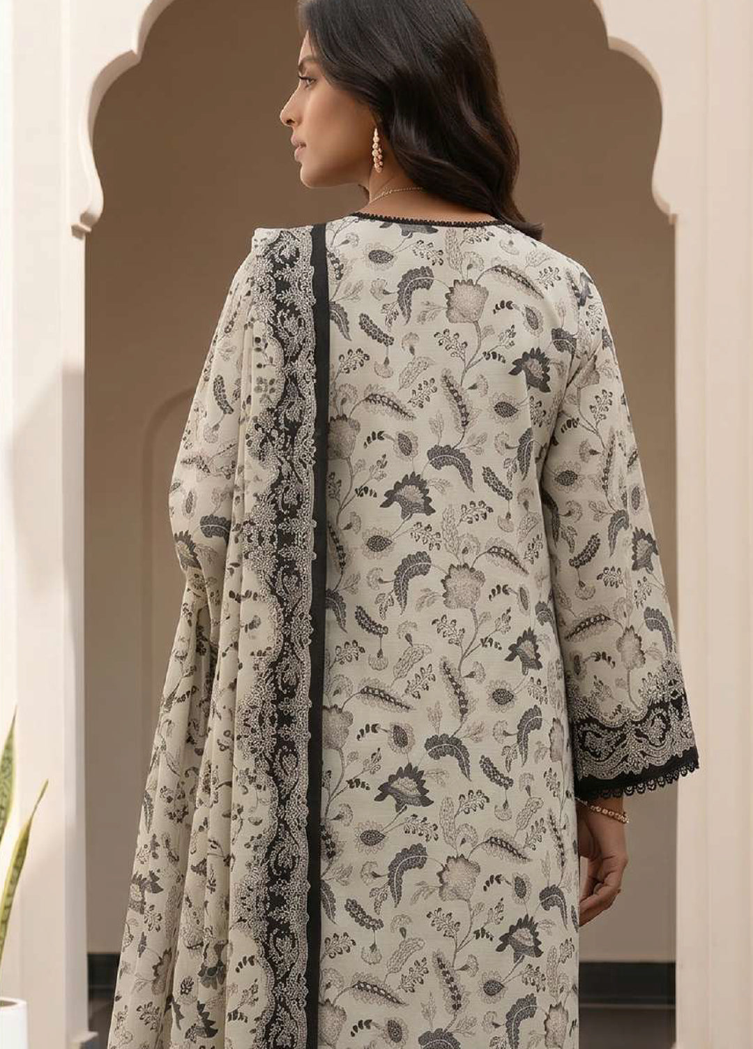 Zellbury Unstitched Printed Lawn 3 Piece Suit ZB26ULIV WUS26X38080 - Casual Collection